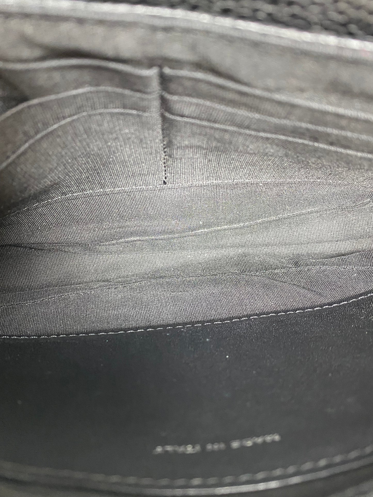 Chanel Black Caviar Half Moon WOC Bag SHW