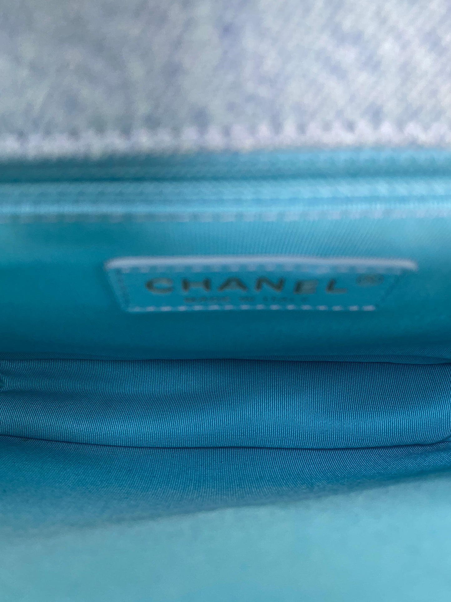 Chanel Mini CC Quilted Denim Messenger Flap Bag GHW