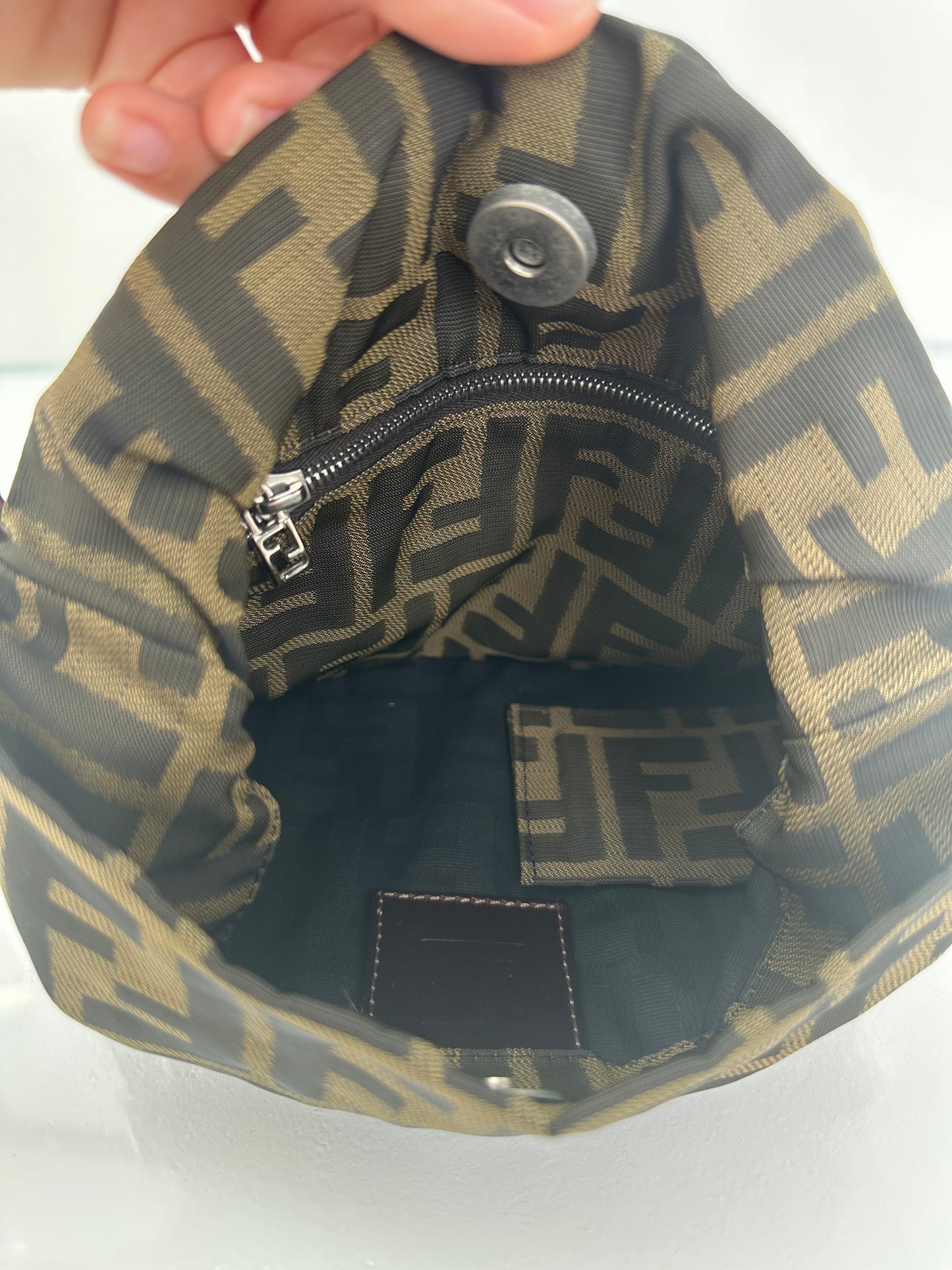 Fendi FF Zucca Mini Bag SHW
