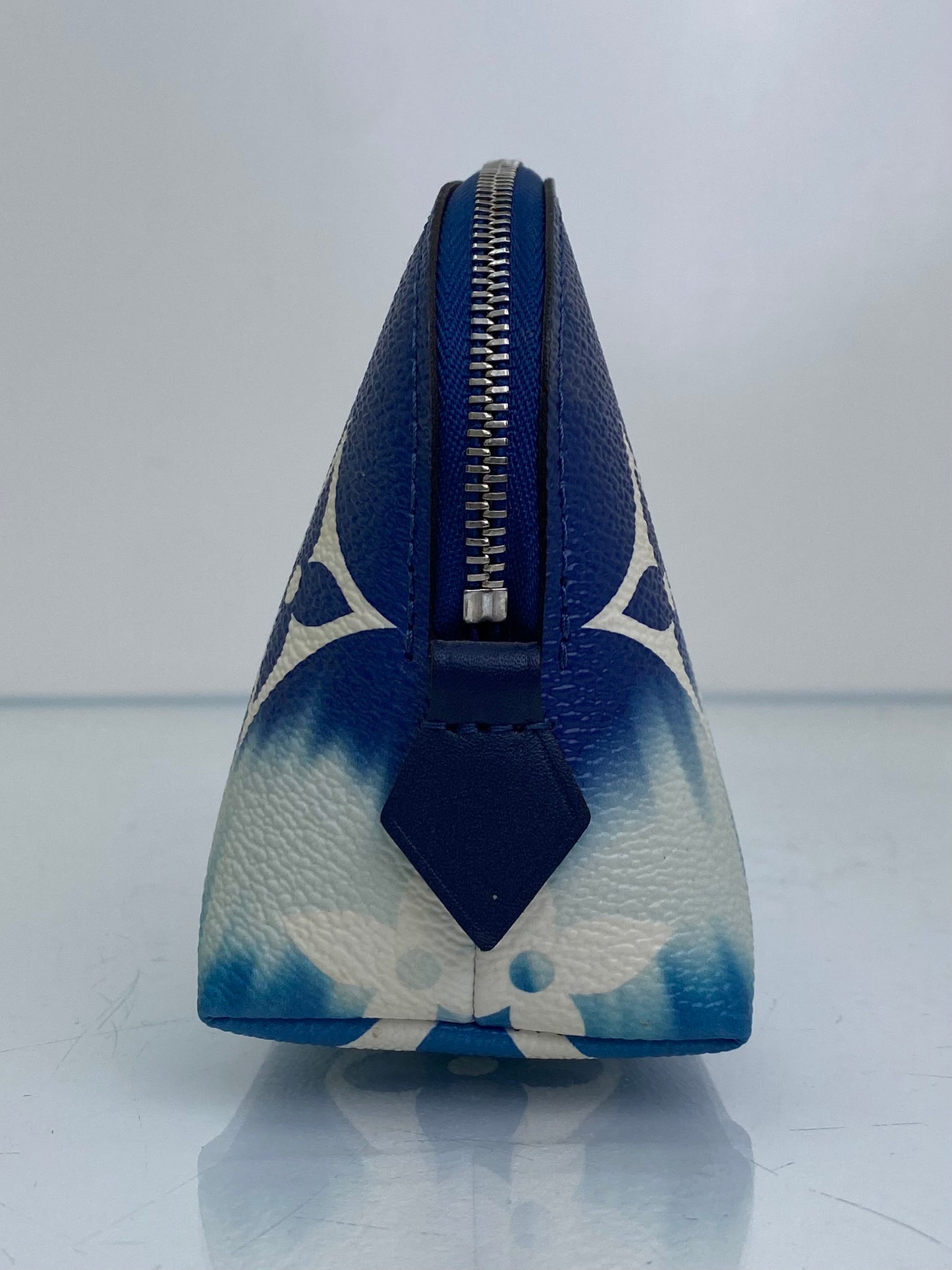 Louis Vuitton Blue Giant Monogram Escale Cosmetic Bag SHW