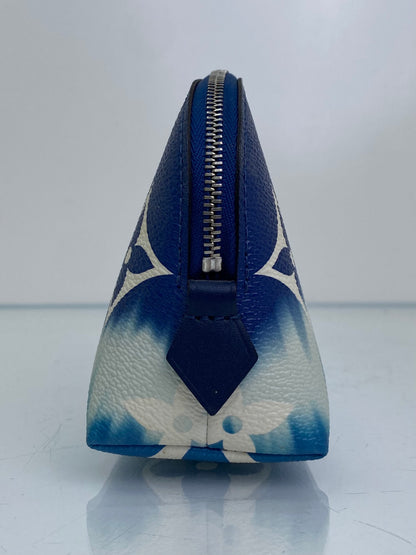 Louis Vuitton Blue Giant Monogram Escale Cosmetic Bag SHW