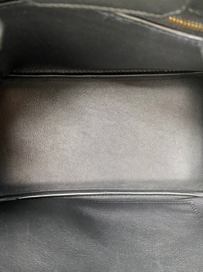 Hermes Birkin 25 Noir Swift #X