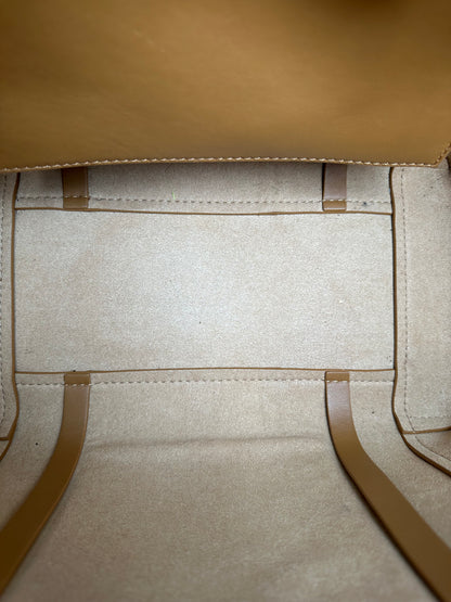 Off-White Tan Leather Tote
