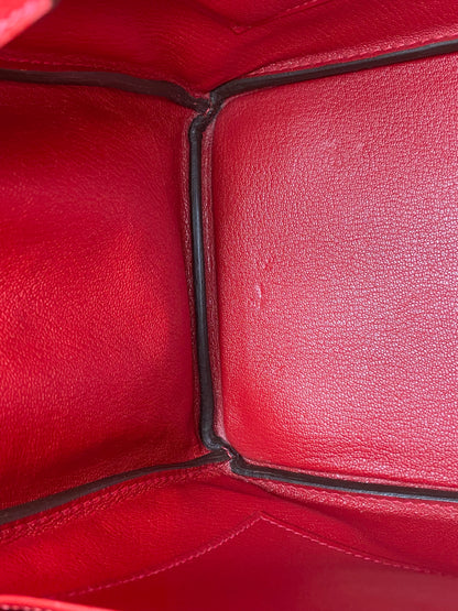 Hermes Birkin 30 Rouge Casaque Epsom GHW #A