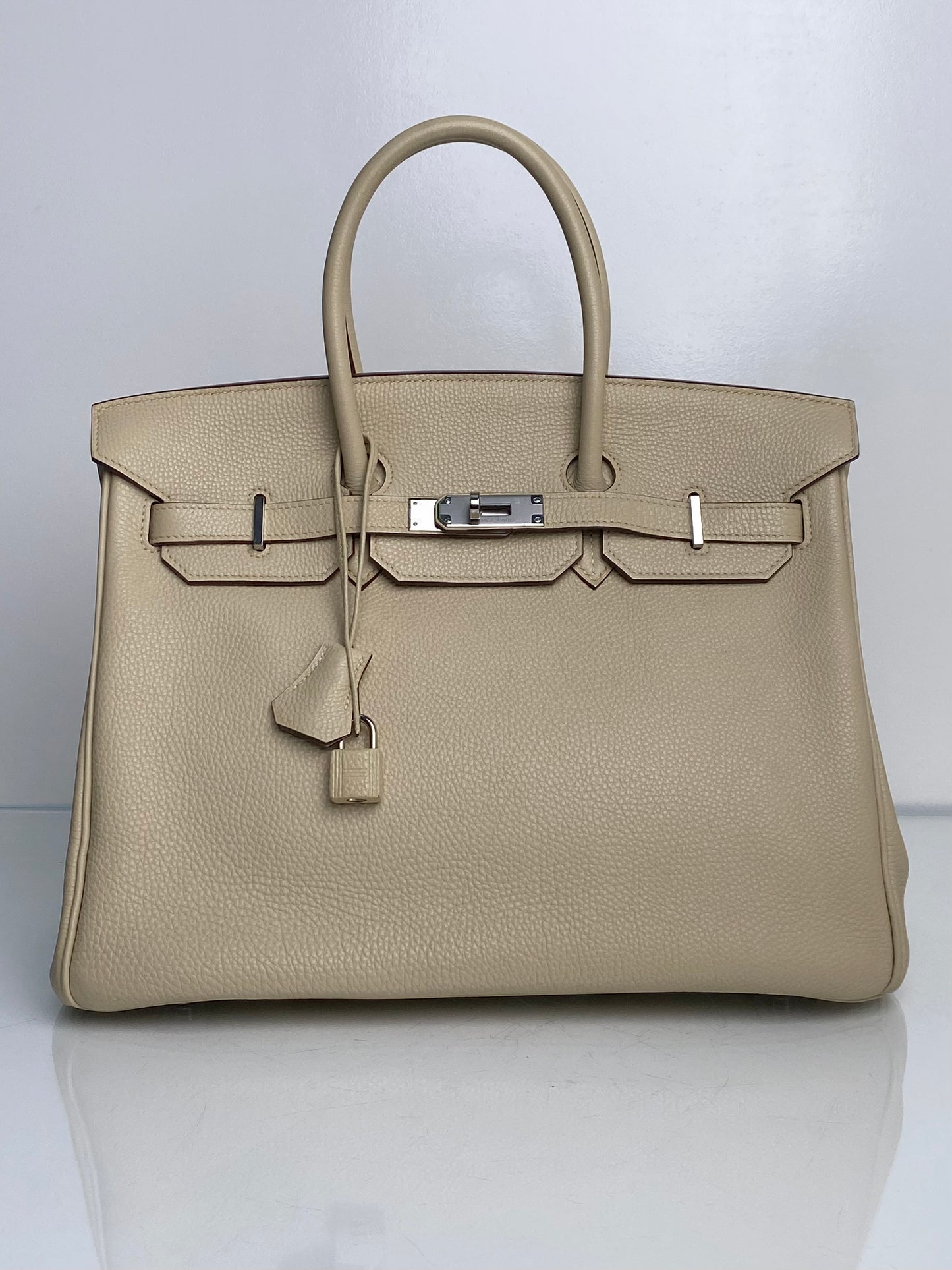 Hermes Birkin 35 Parchemin Togo PHW #K