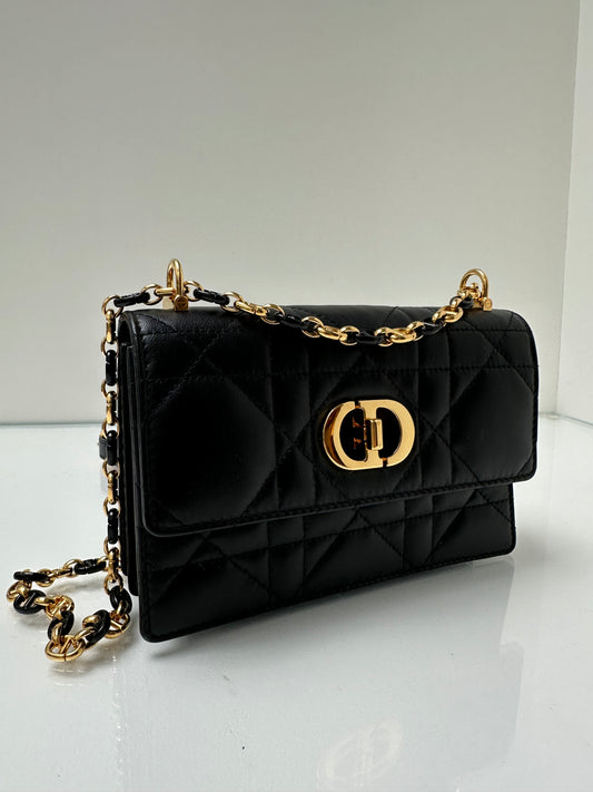 Dior Miss Caro Mini Bag Black Lambskin