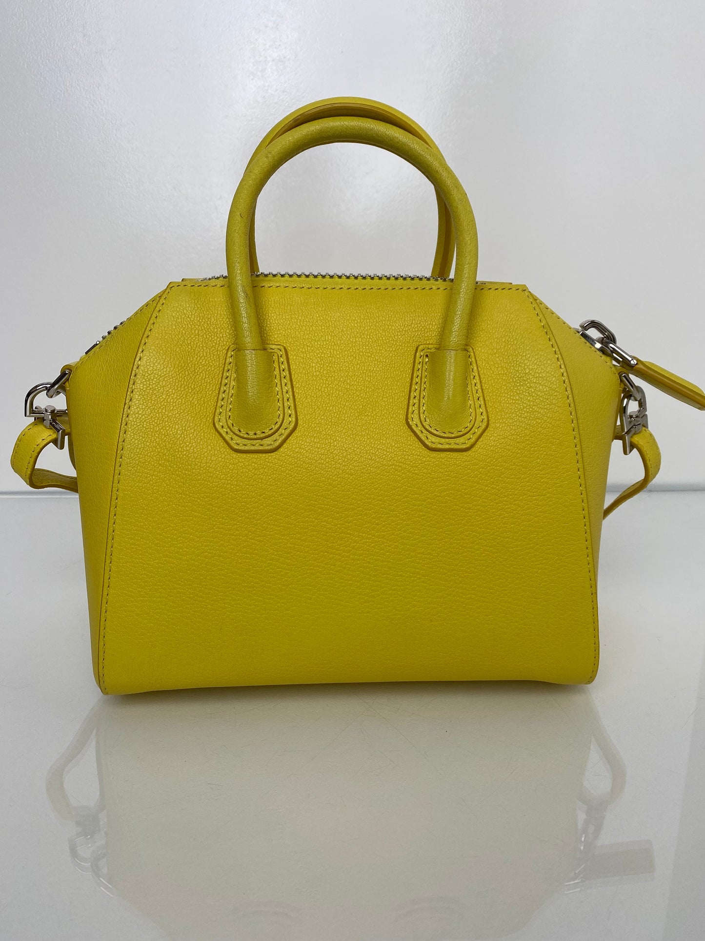 Givenchy Yellow Small Antigona Bag SHW