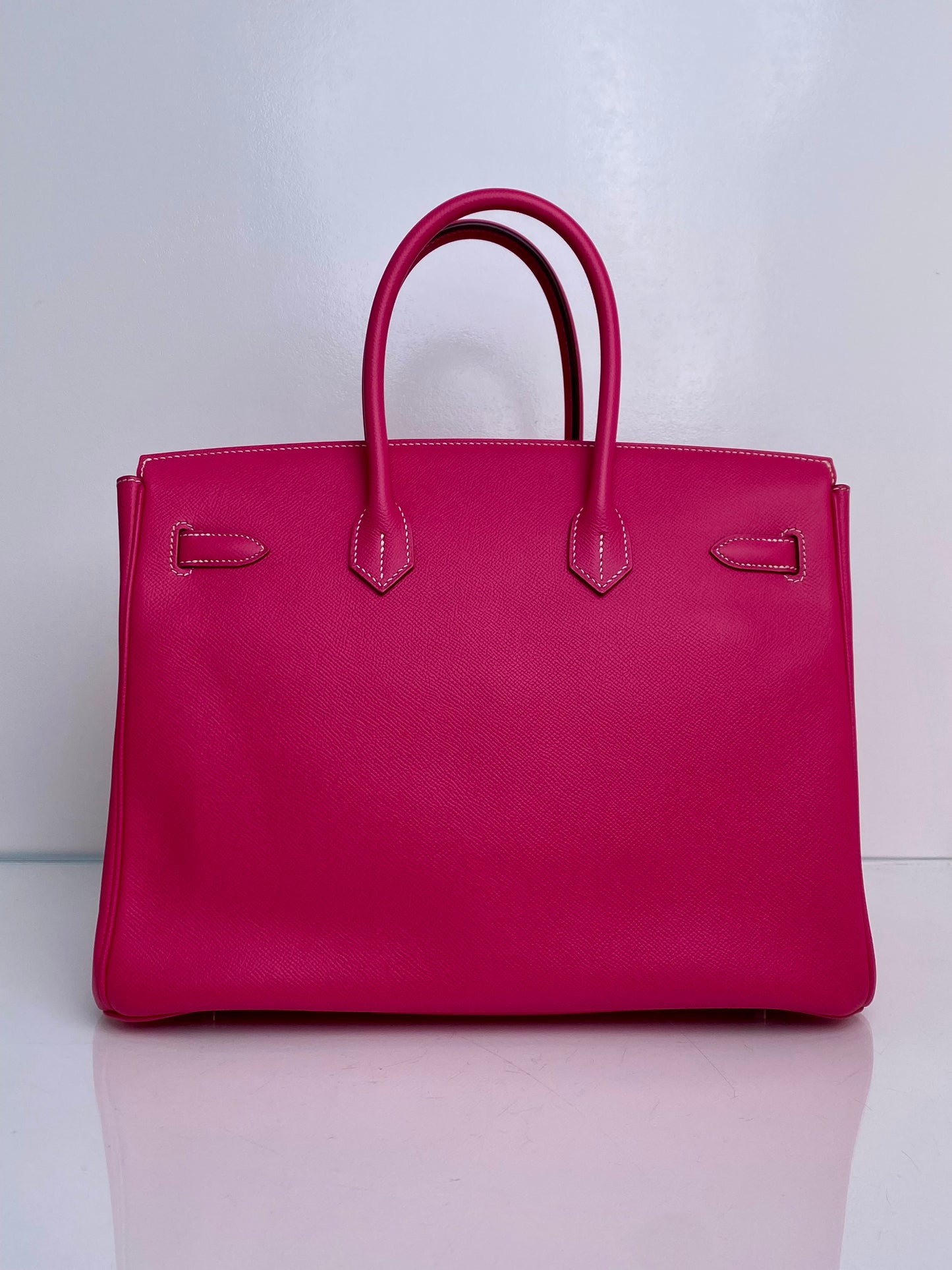 Hermes Birkin 35 Rose Tyrien Epsom PHW #O