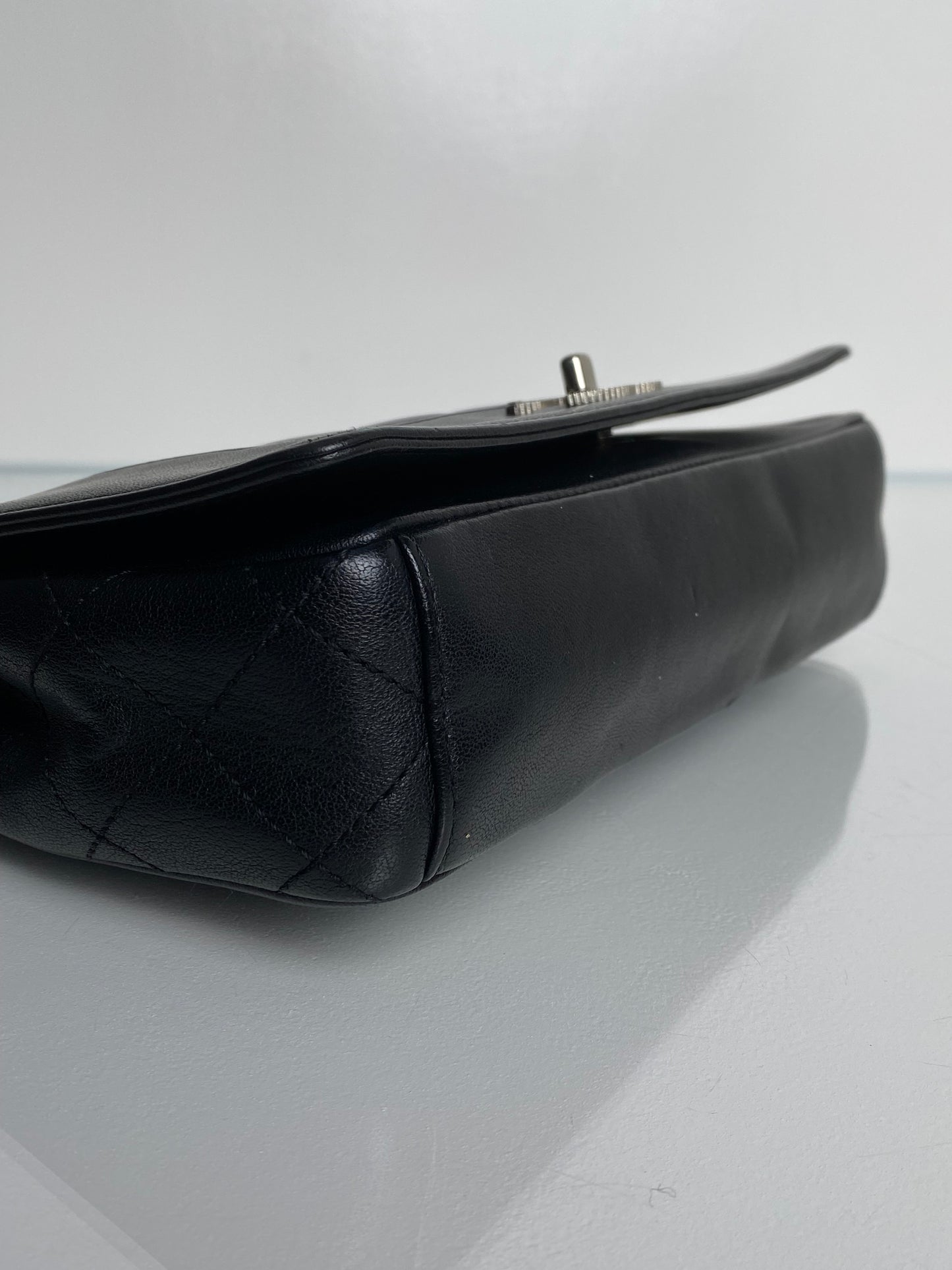 Chanel Black Mademoiselle Flap Bag SHW