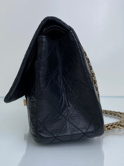 Chanel Black Reissue Medium Flap Bag GHW