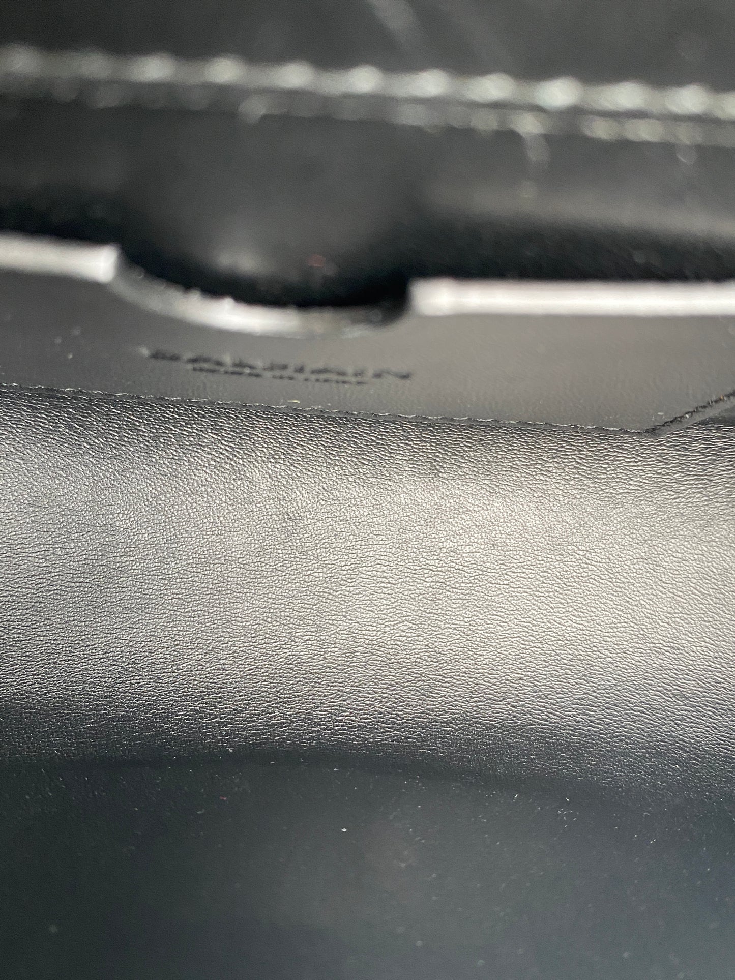 Balmain Black Croc Embossed B-Buzz 23 Clutch GHW