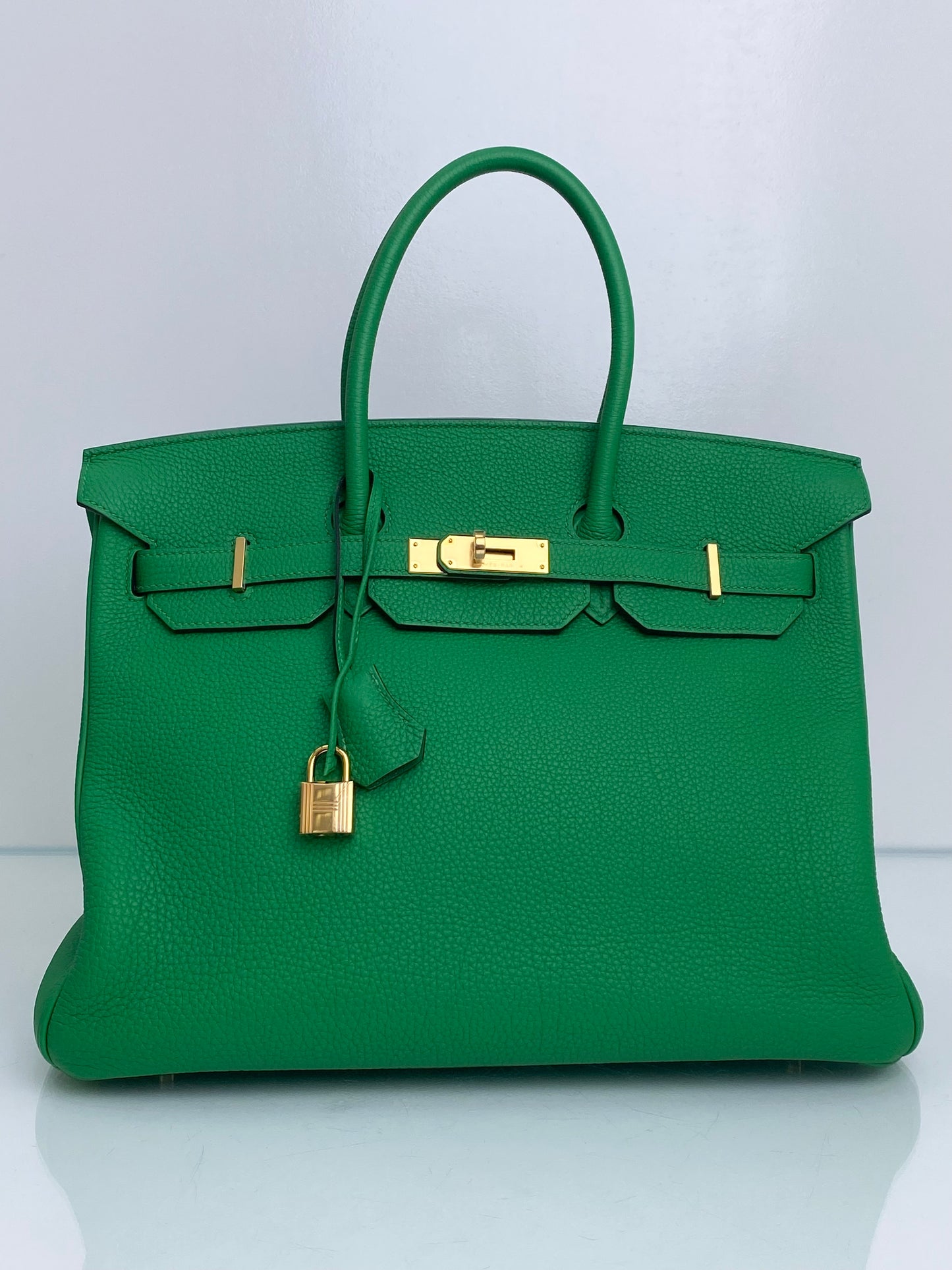Hermes Birkin 35 Bamboo Togo GHW #R