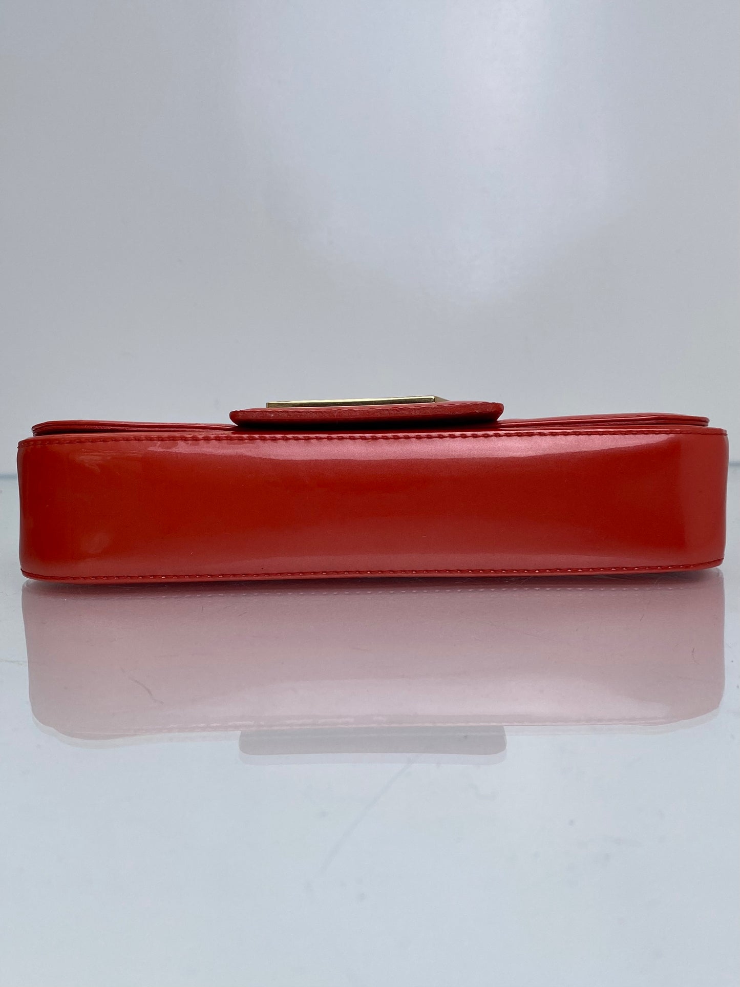 Louis Vuitton Orange Sobe Vernis Clutch GHW