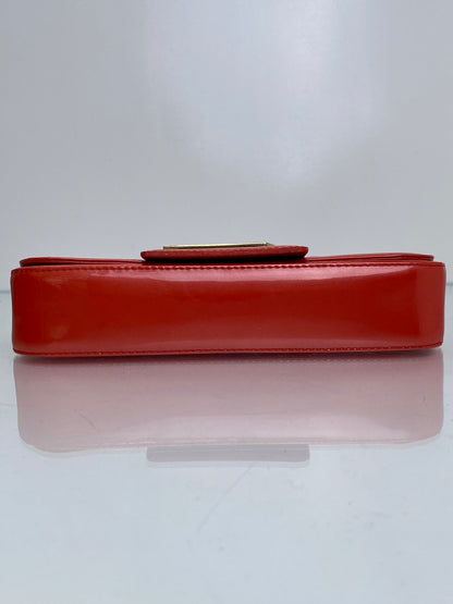 Louis Vuitton Orange Sobe Vernis Clutch GHW