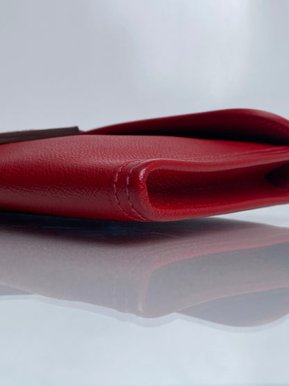Hermes Jige 25 Rouge Casaque Epsom