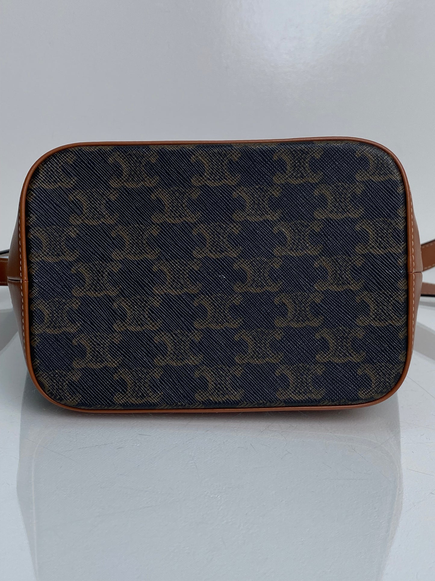 Celine Triomphe Crossbody Bucket Bag GHW