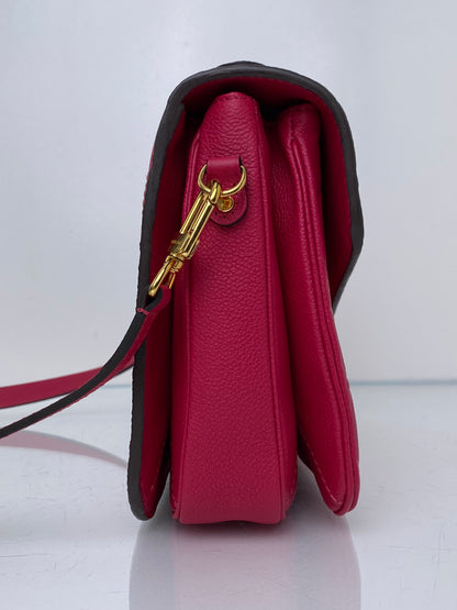 Louis Vuitton Pochette Motis Raspberry Empriente Bag GHW