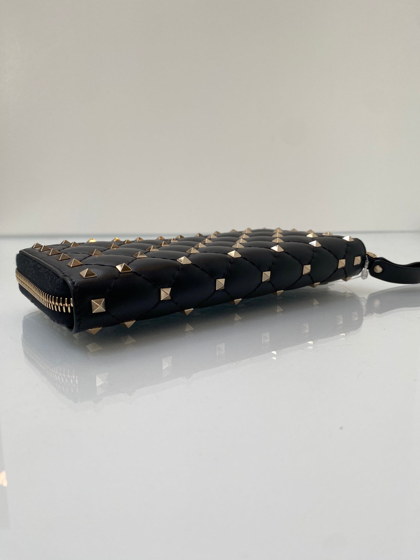 Valentino Studded Zippy Wallet