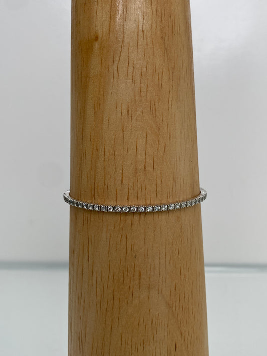 14KW 1.5ctw Dia Flex Bangle