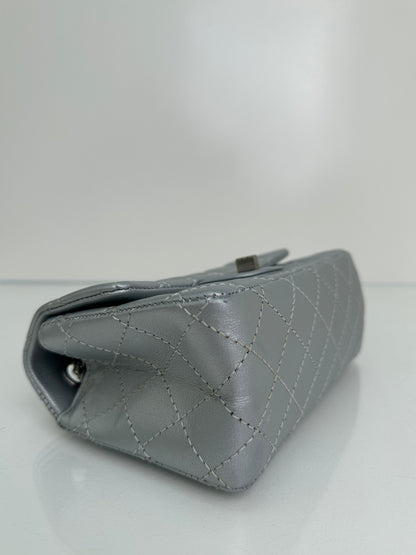 Chanel Silver Re-issue Small Flap Bag SHW