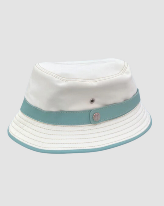 Tod’s White/Teal Bucket Hat Sz M