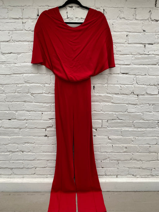 Valentino Red Jumpsuit, M