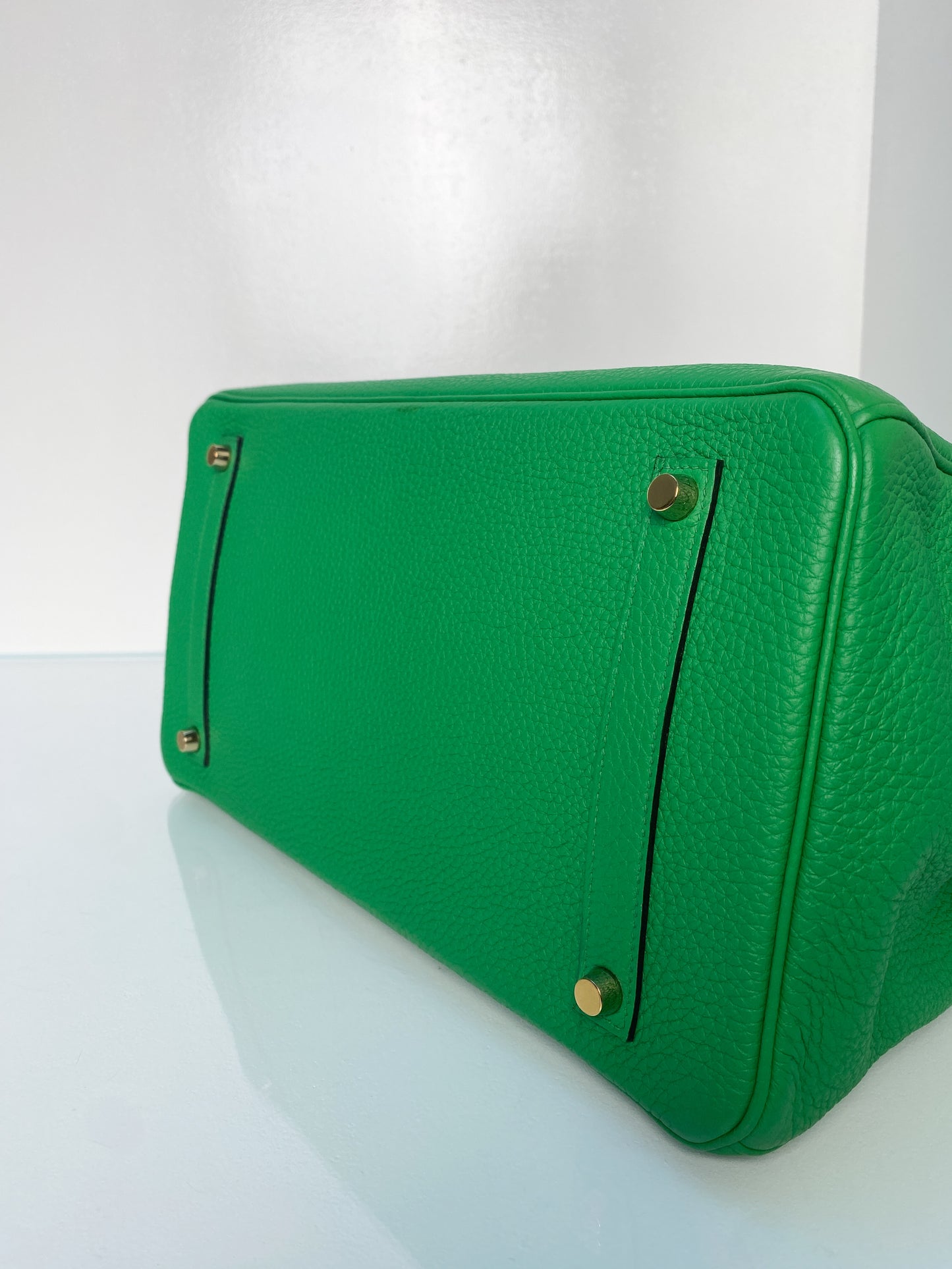 Hermes Birkin 35 Bamboo Togo GHW #R