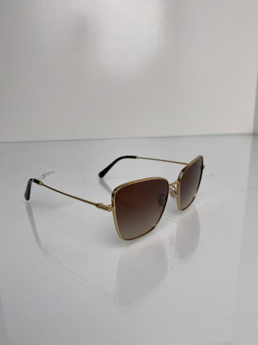 Dolce & Gabbana Gold Frame Cat Eye Sunglasses