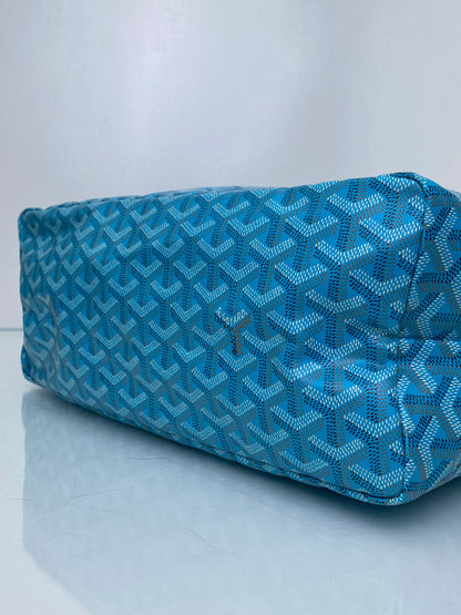 Goyard Turquoise / Pink Butterfly St. Louis PM Tote Bag