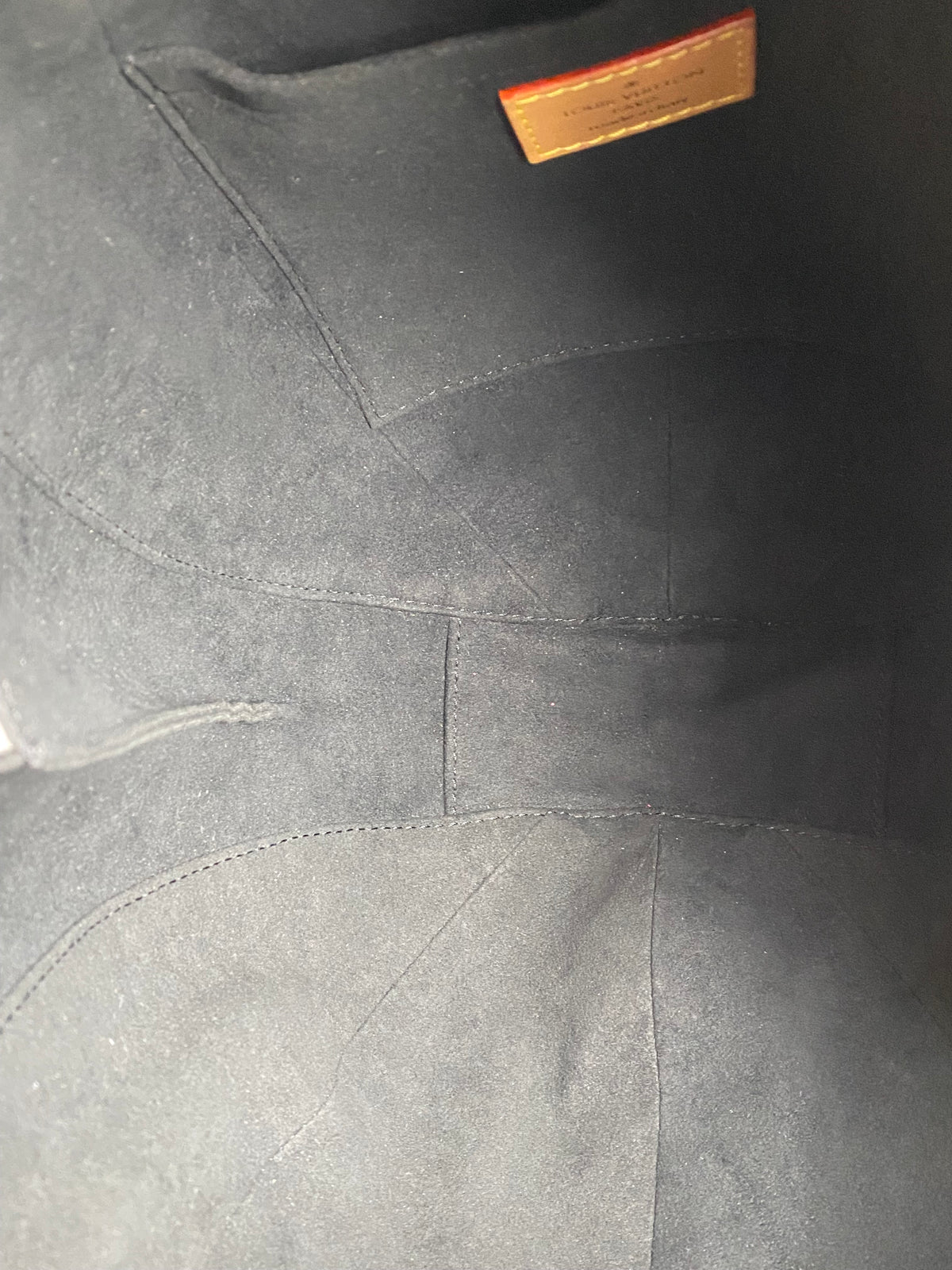 Louis Vuitton Monogram Canvas & Black Leather Egg Bag GHW