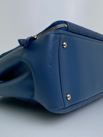 Chanel Blue Business Affinity Tote Bag GHW