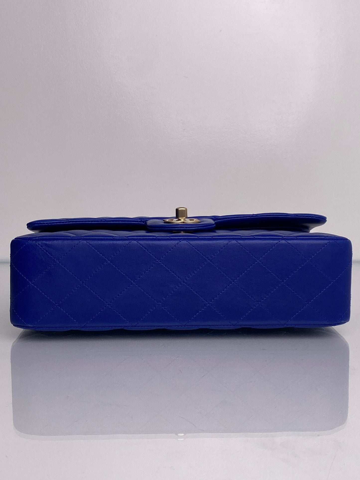 Chanel Medium Royal Blue Lambskin Matte GHW