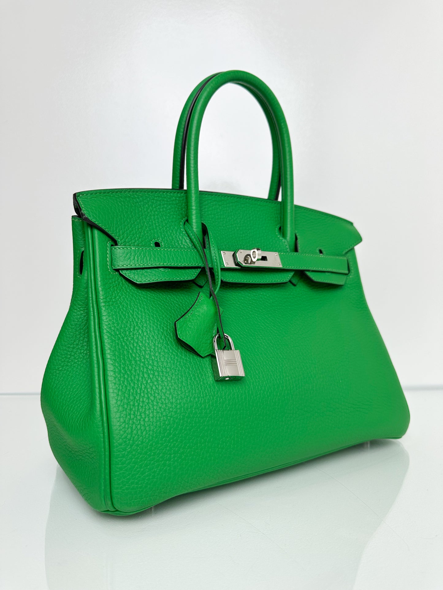 Hermes Birkin 30 Bamboo Togo PHW #R