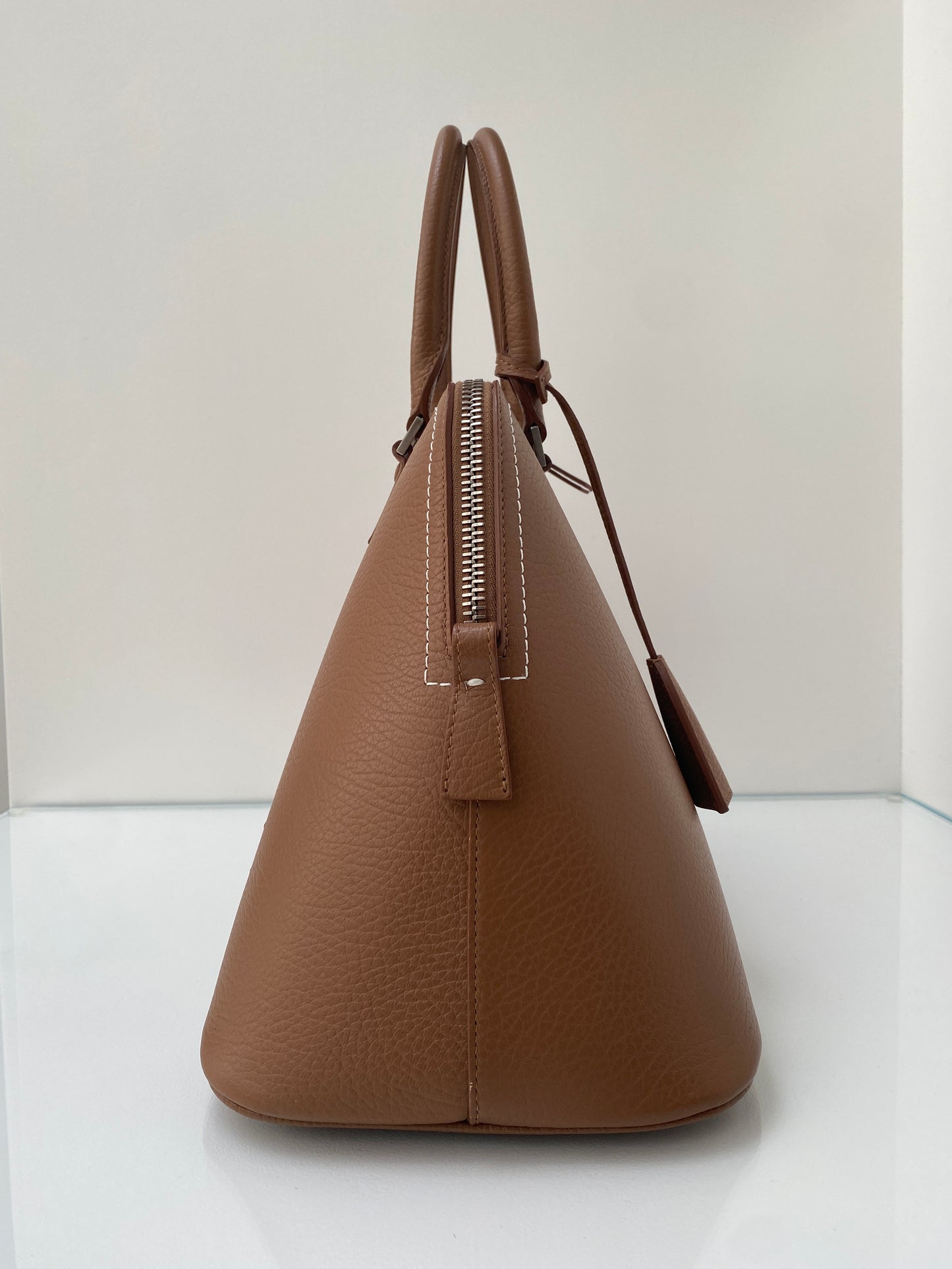 Maison Margiela Brown Zip Top Tote