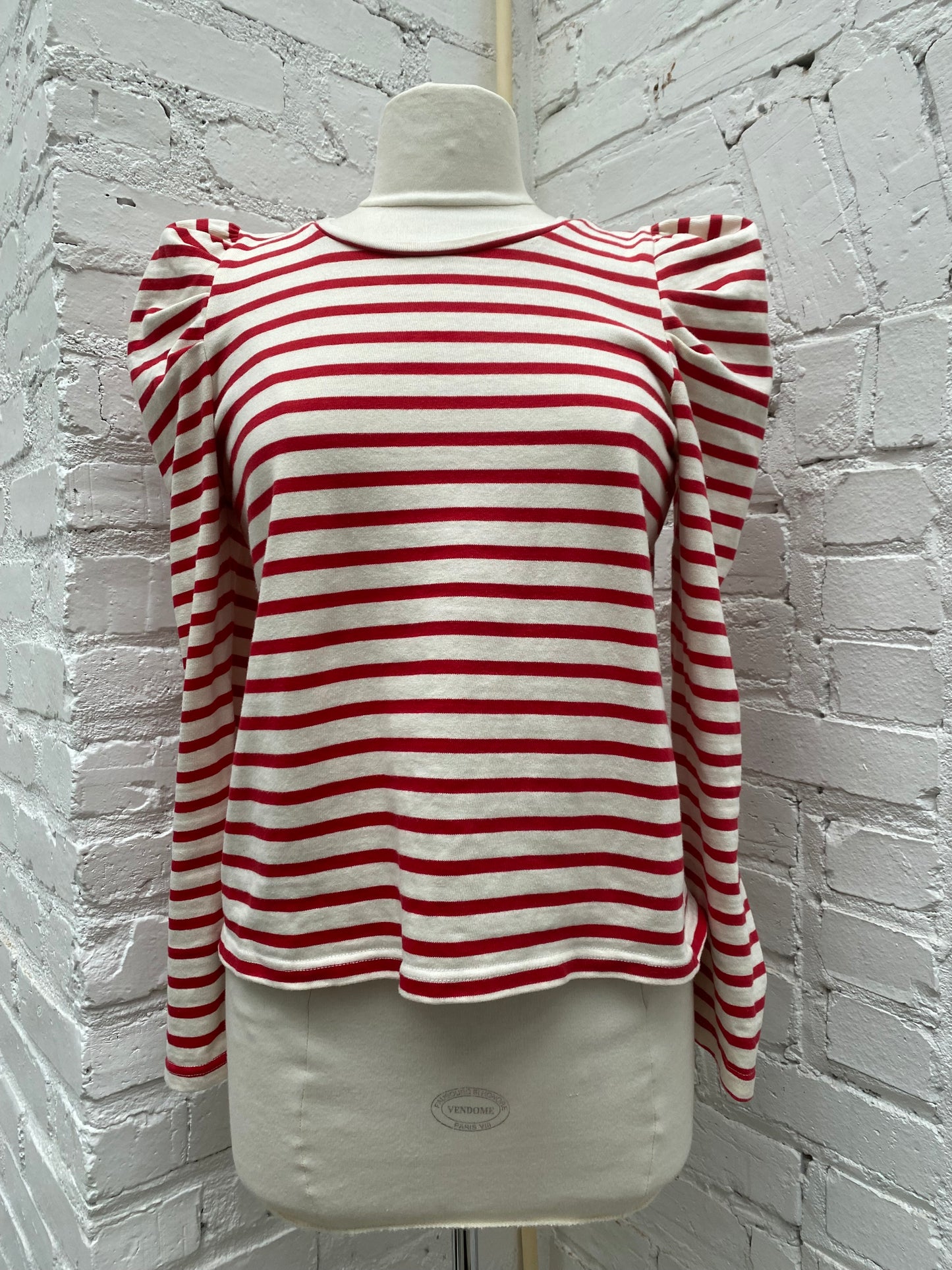 Rebecca Minkoff Red Stripe Top, M