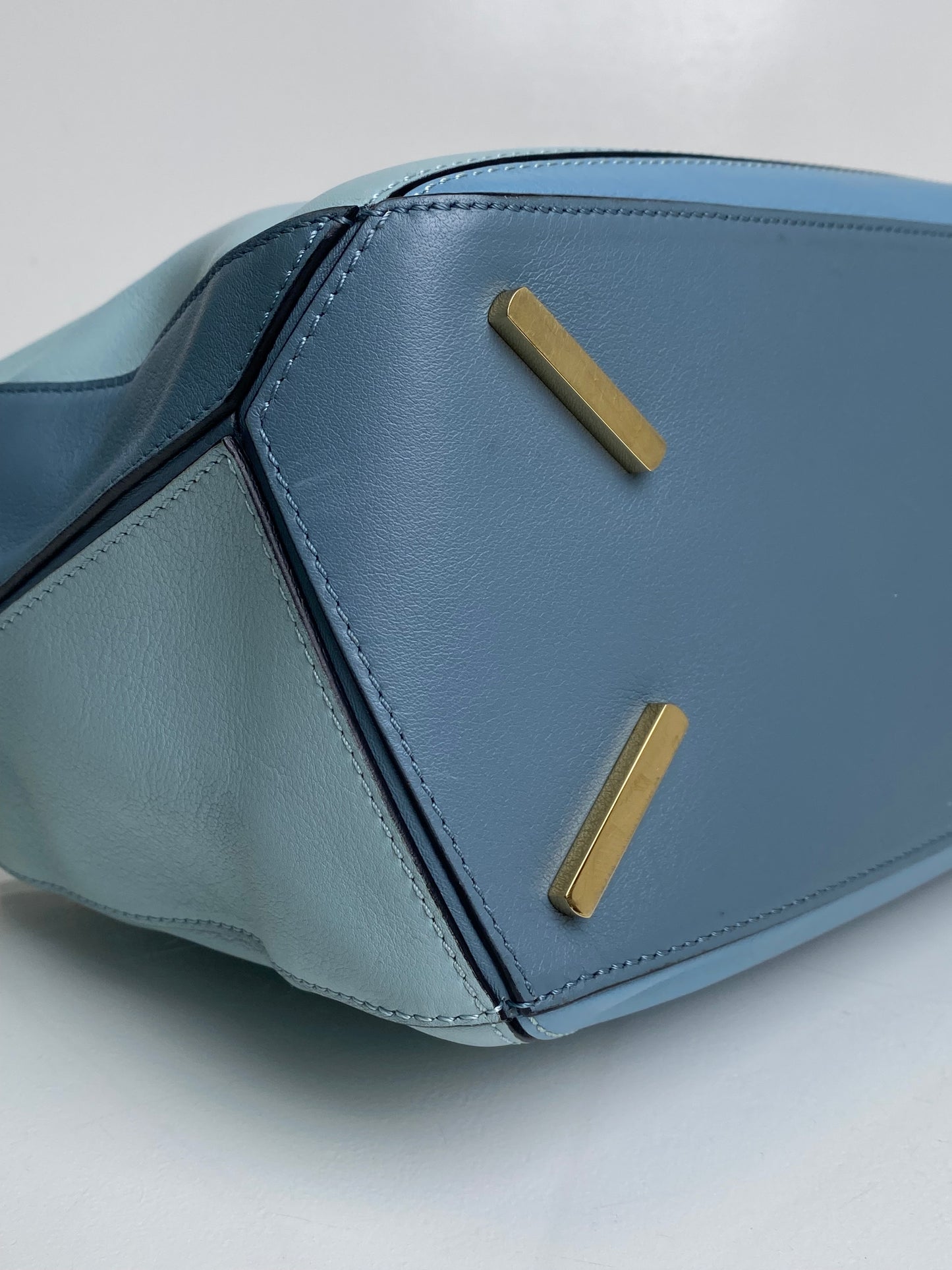 Loewe Shades Of Blue Puzzle Bag GHW
