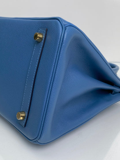 Hermes Birkin 30 Blue Paradise Epsom GHW #D