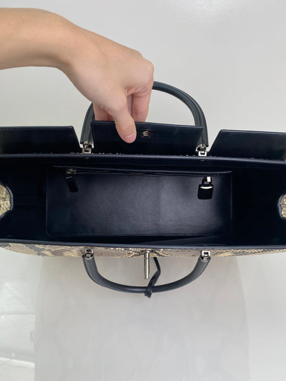 Tom Ford Black & Python Top Handle Bag RHW