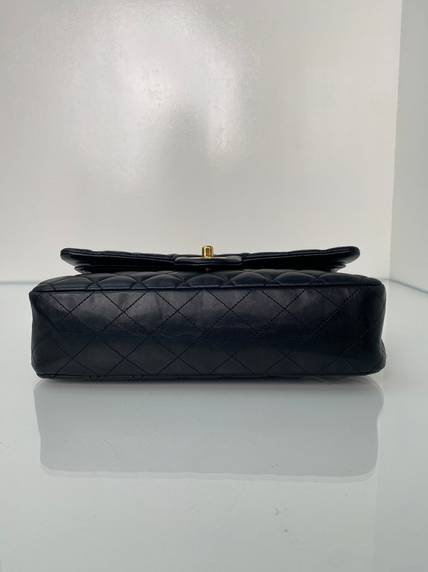 Chanel Classic Black Medium Lambskin Bag GHW