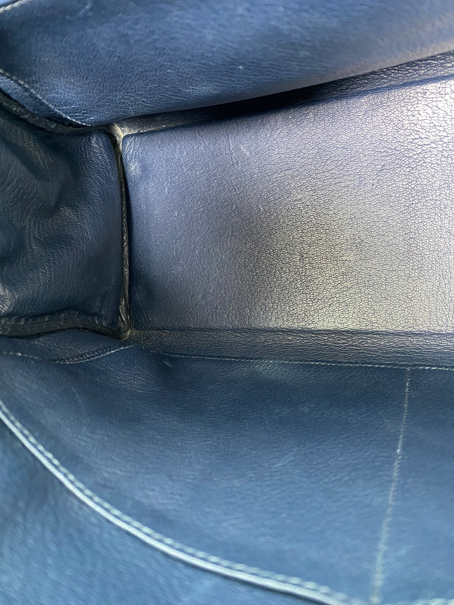 Hermes Birkin 32 Bleu Midnight Togo #Y Circle