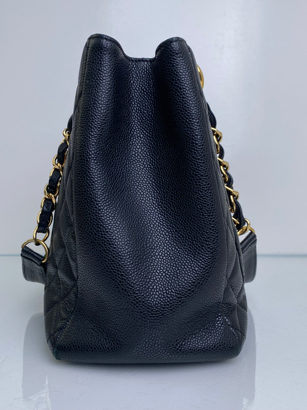 Chanel Black Caviar GST Bag GHW #17