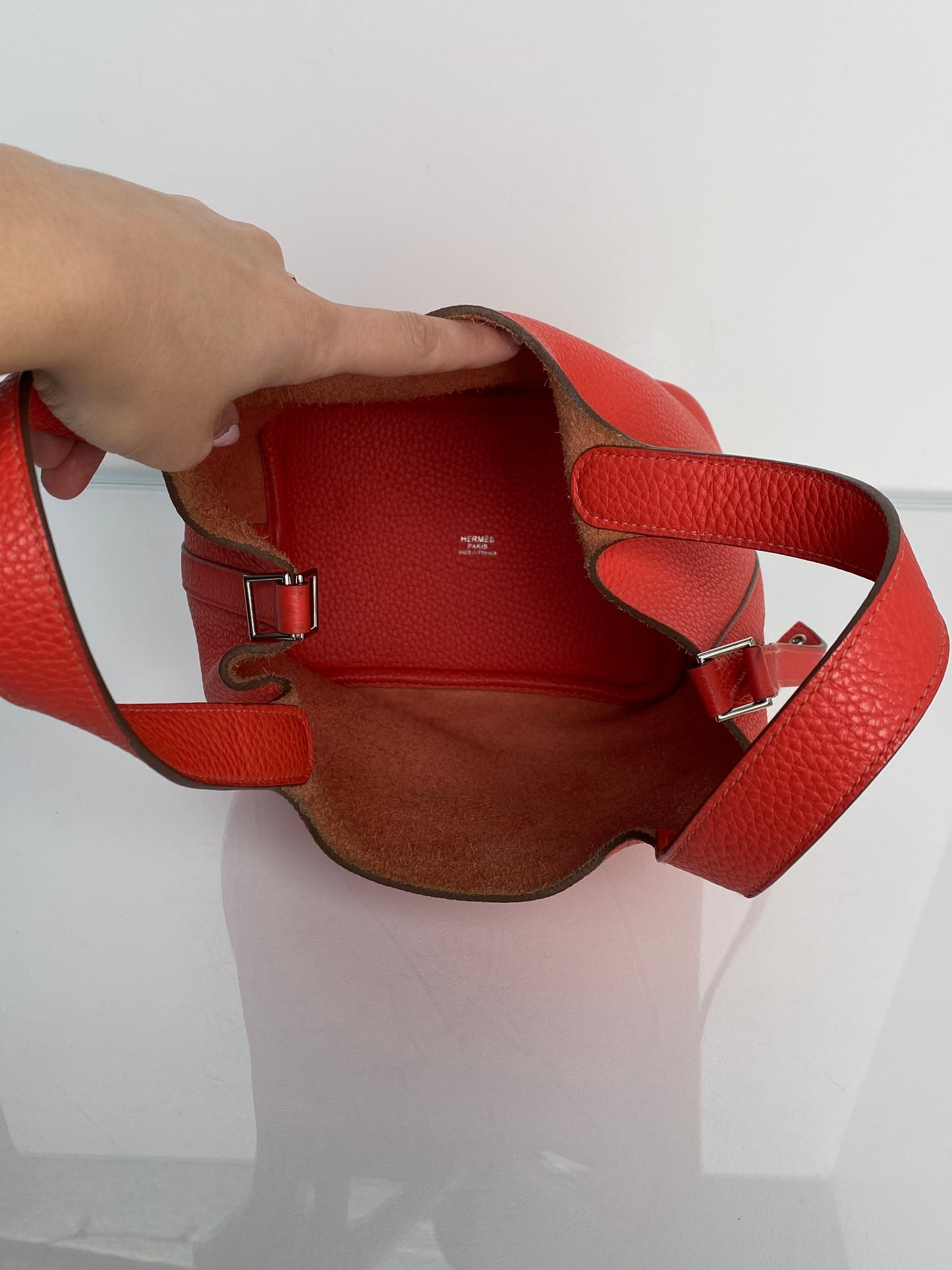 Hermes Picotin 18 Cappucine Clemence PHW