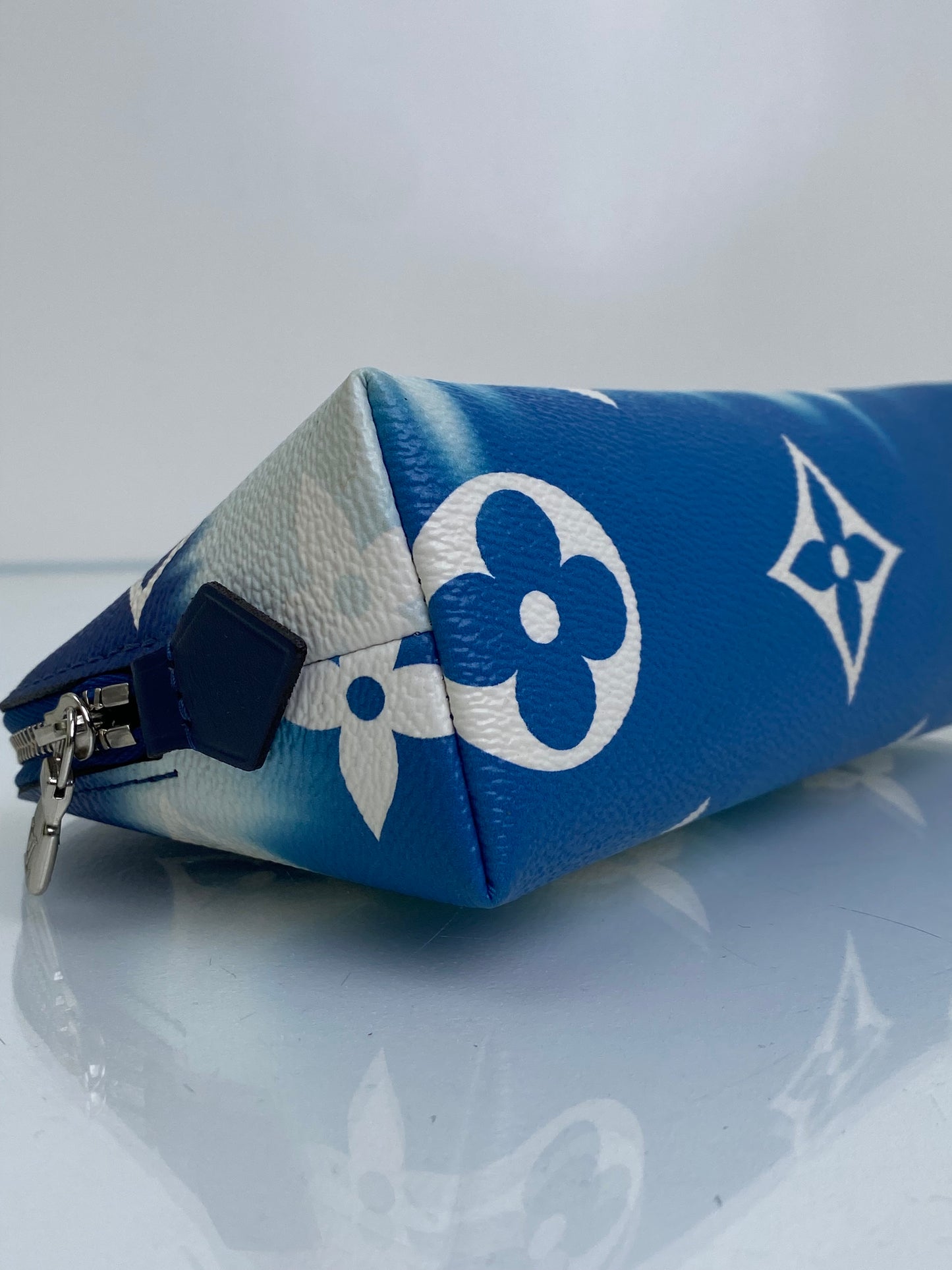 Louis Vuitton Blue Giant Monogram Escale Cosmetic Bag SHW