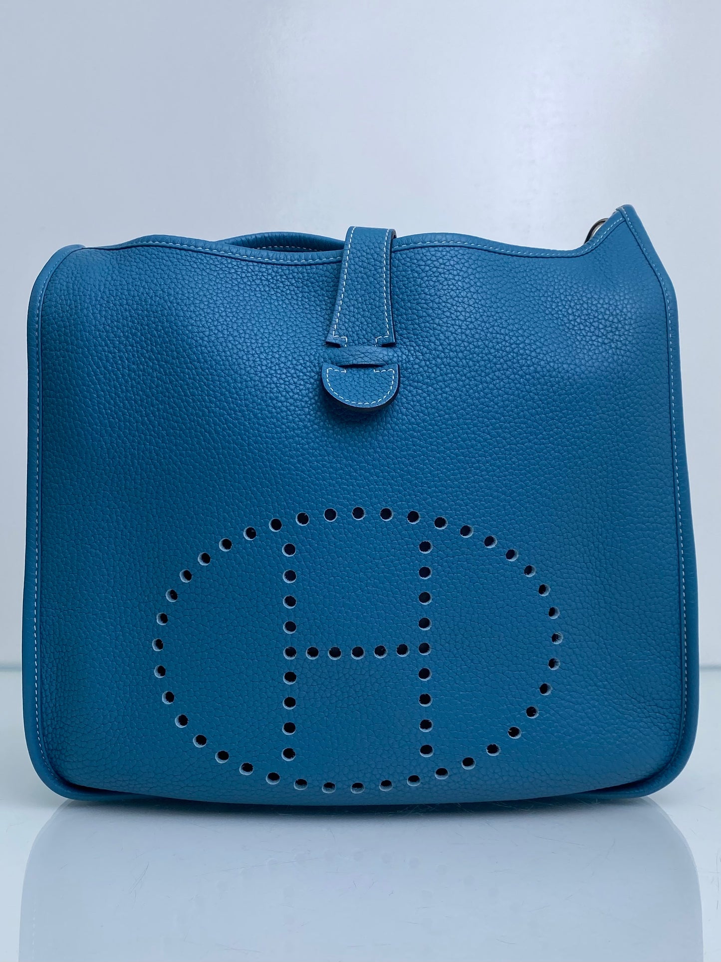 Hermes Evelyne GM I Bleu Jean Clemence PHW