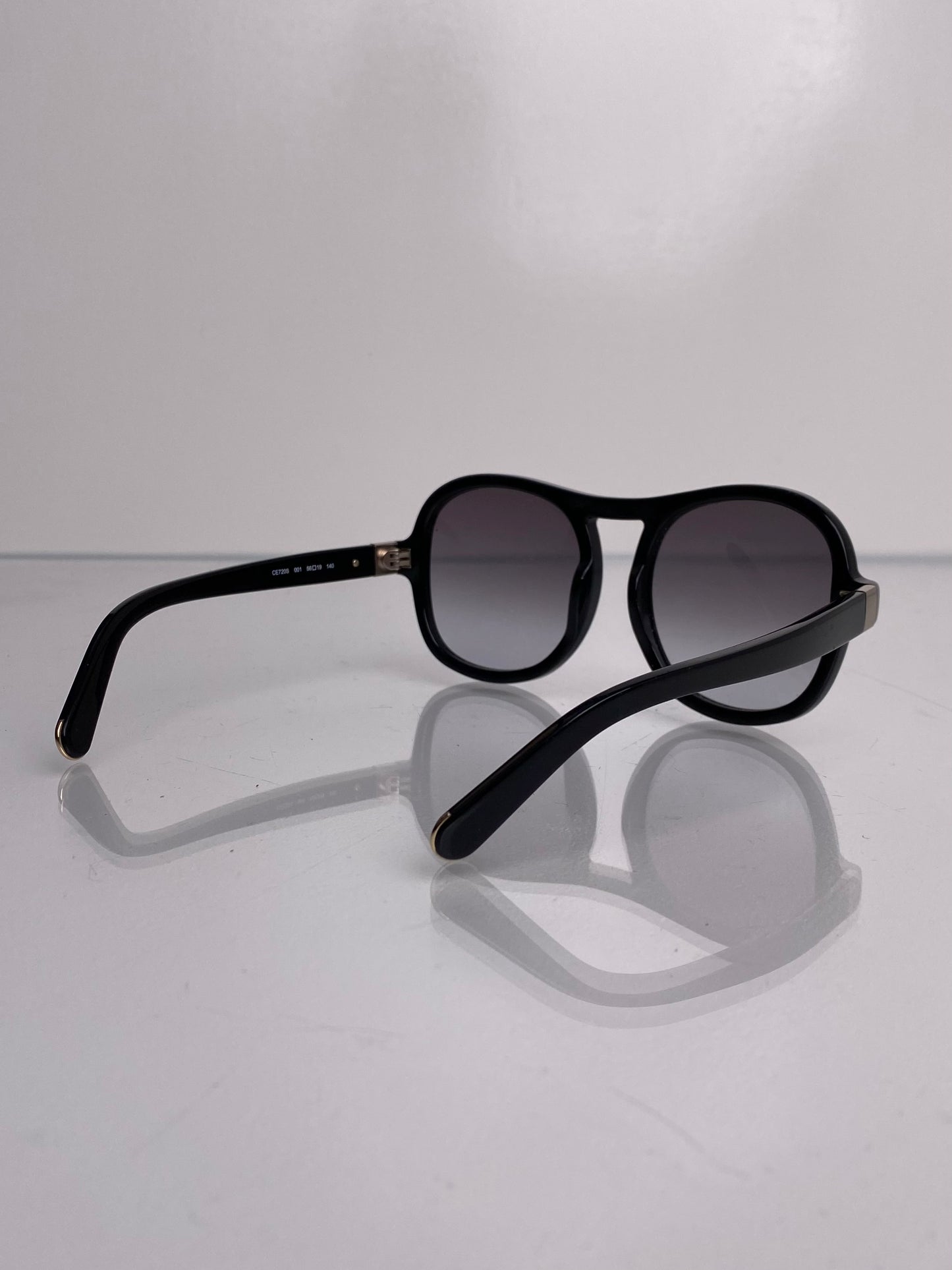 Chloe Black Round Sunglasses