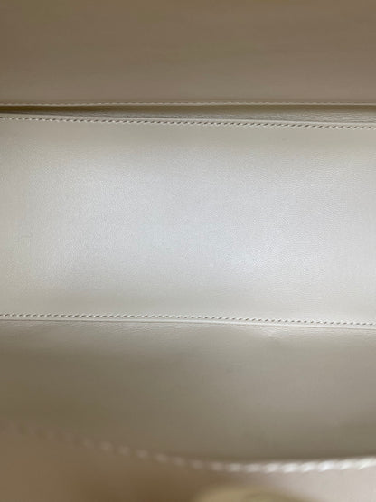 Dior Beige Leather Top Handle Cigale Bag GHW