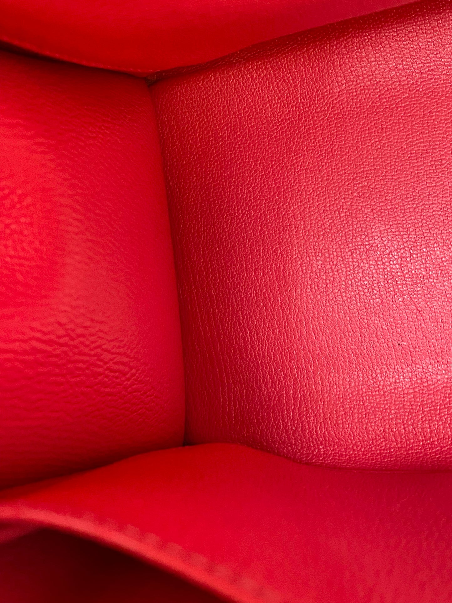 Hermes Kelly 35 Red Epsom PHW #O