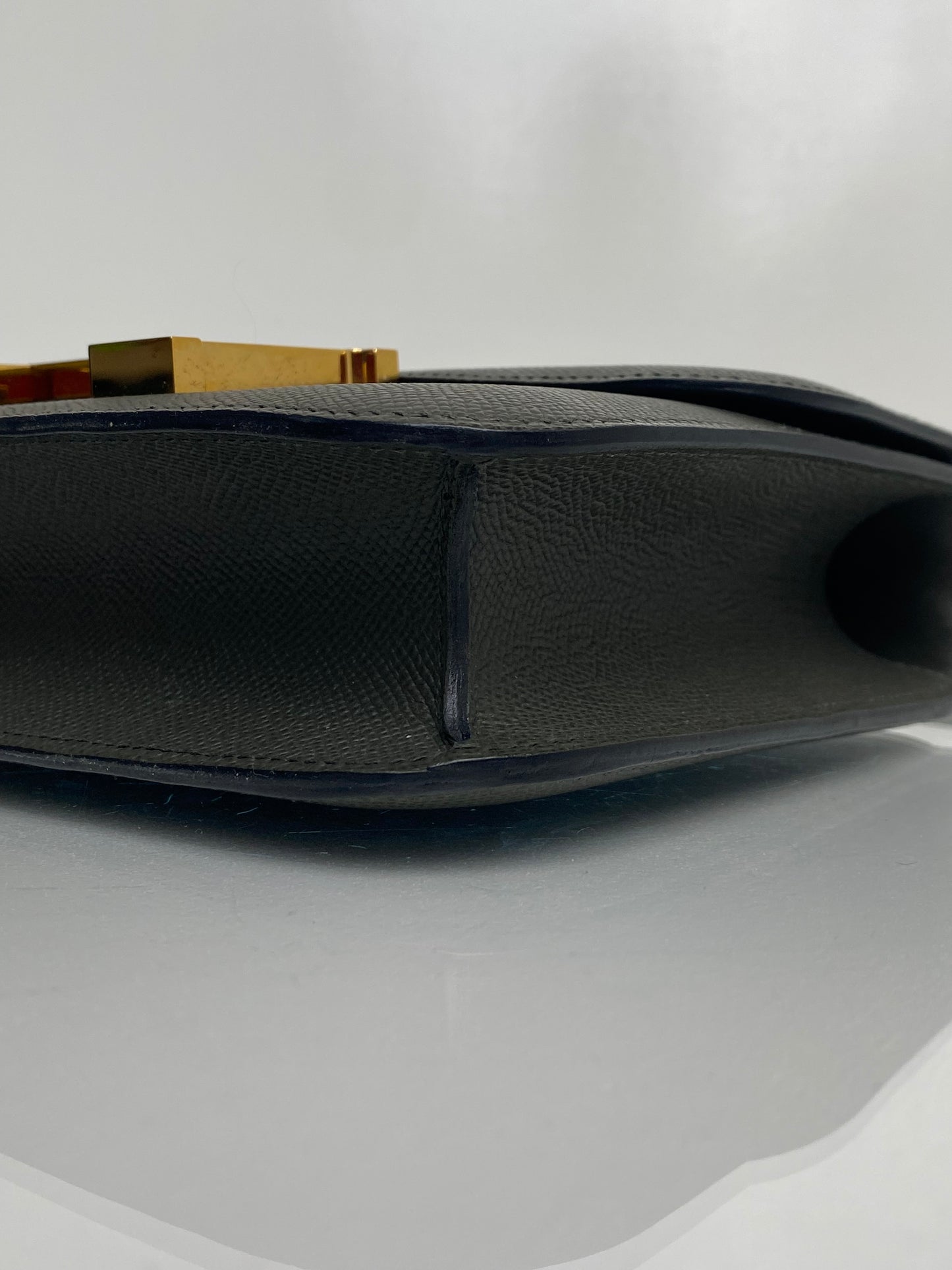 Hermes Constance 24 Vert De Gris Epsom GHW #U