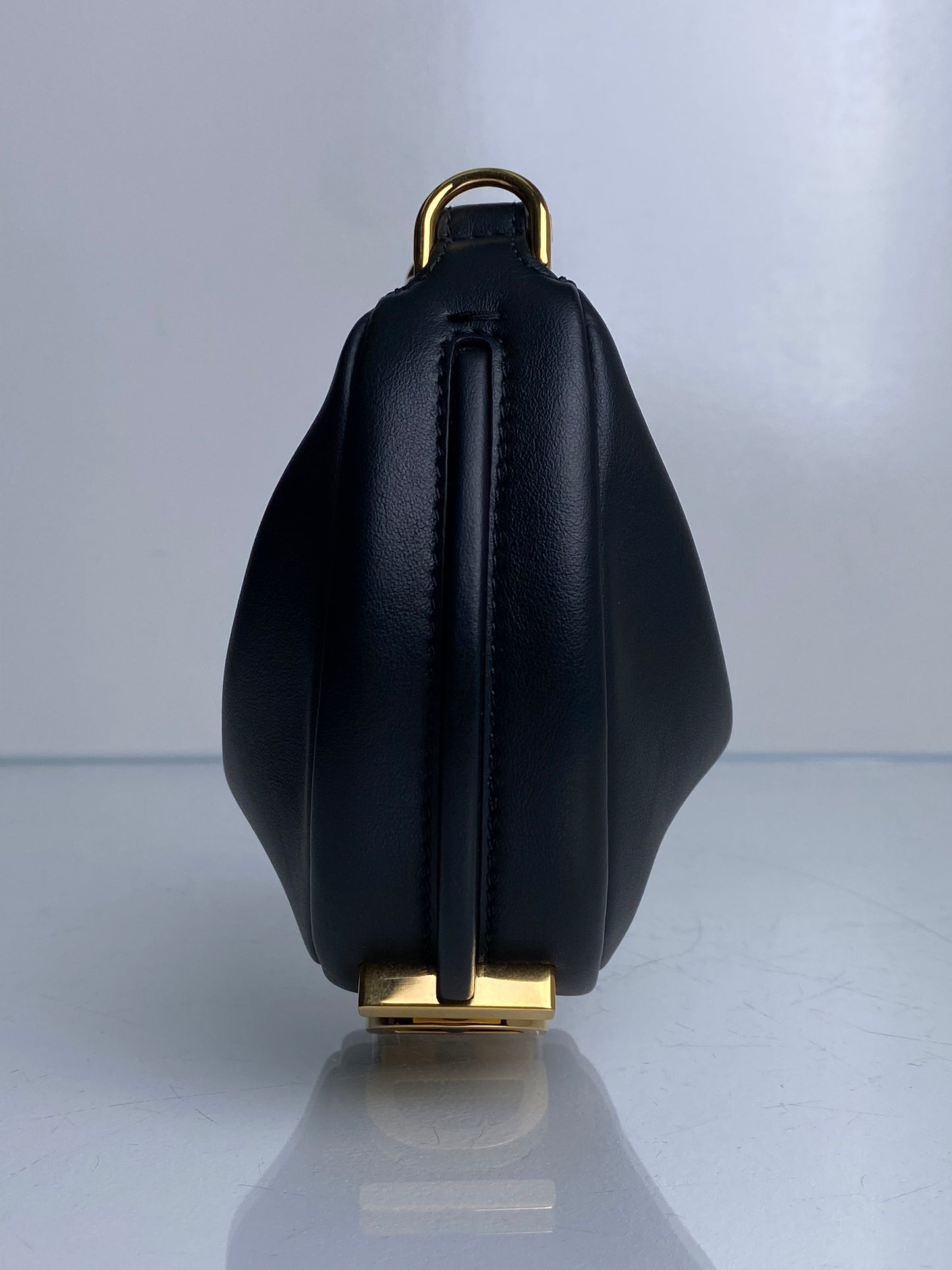 Fendi Black Nano Fendigraphy Bag / Charm GHW