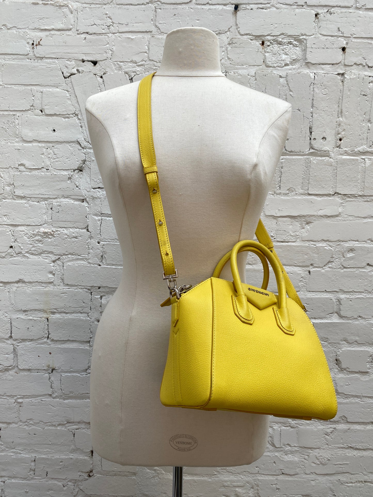 Givenchy Yellow Small Antigona Bag SHW